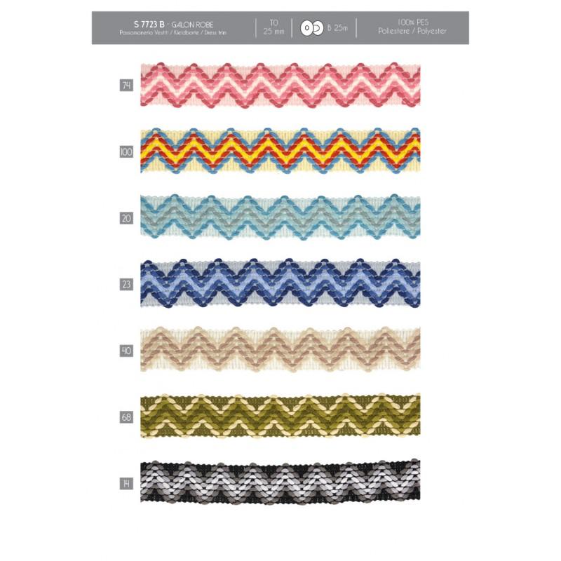 Stephanoise S7723 - GALON ROBE 25MM