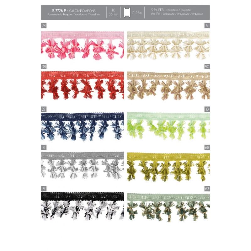 Stephanoise S7726 - GALON POMPONS