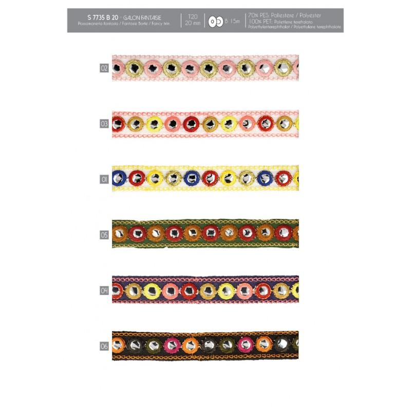 Stephanoise S7735 - GALON FANTAISIE 20MM