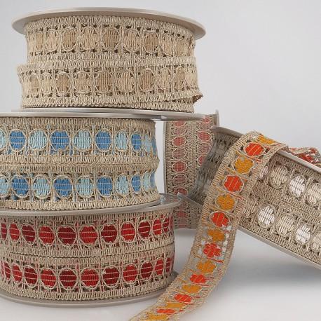 stephanoise S7743 - GALON RONDS BICOLORES