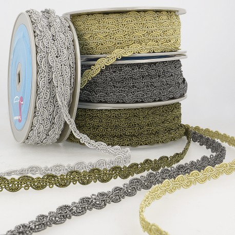 stephanoise S7747 - GALON VAGUE METALLIQUE