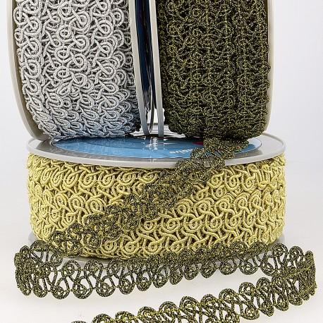 stephanoise S7749 - GALON ROBE METALLIQUE