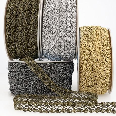 stephanoise S7750 - GALON ROBE METALLIQUE