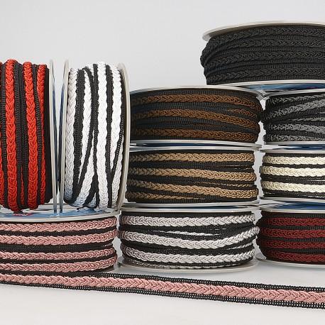 Stephanoise S7764 - GALON ROBE BICOLORE