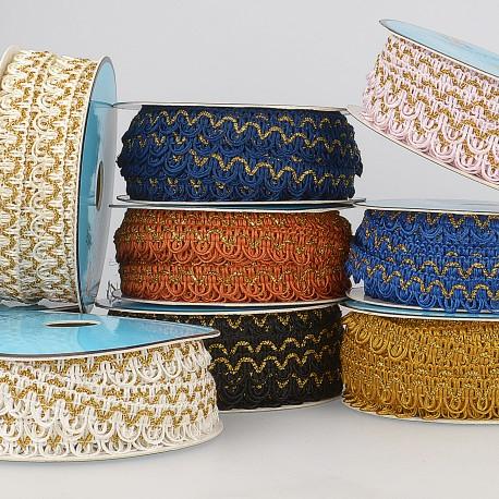 stephanoise S7765 - GALON ROBE FIL MÉTAL