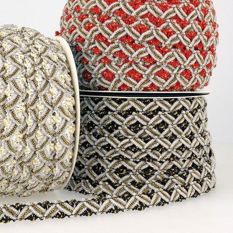 stephanoise S7770 - GALON ZIG ZAG MÉTAL