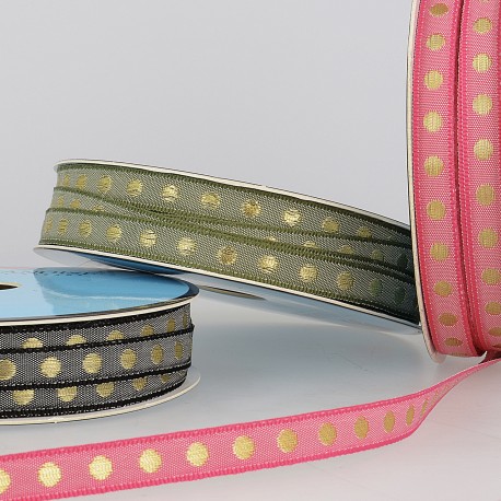 Stephanoise S7771 - GALON POIS DORÉS