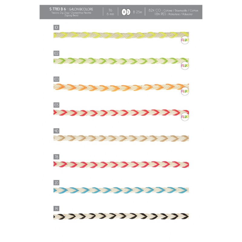 Stephanoise S7783 - GALON BICOLORE