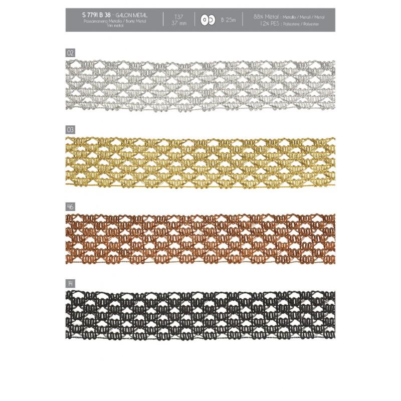 Stephanoise S7791 - GALON MÉTAL