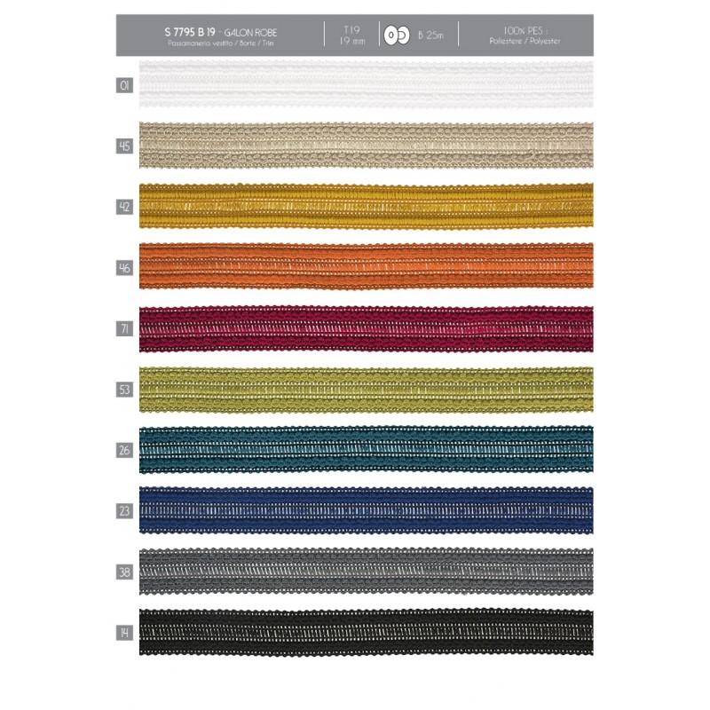 Stephanoise S7795 - GALON ROBE