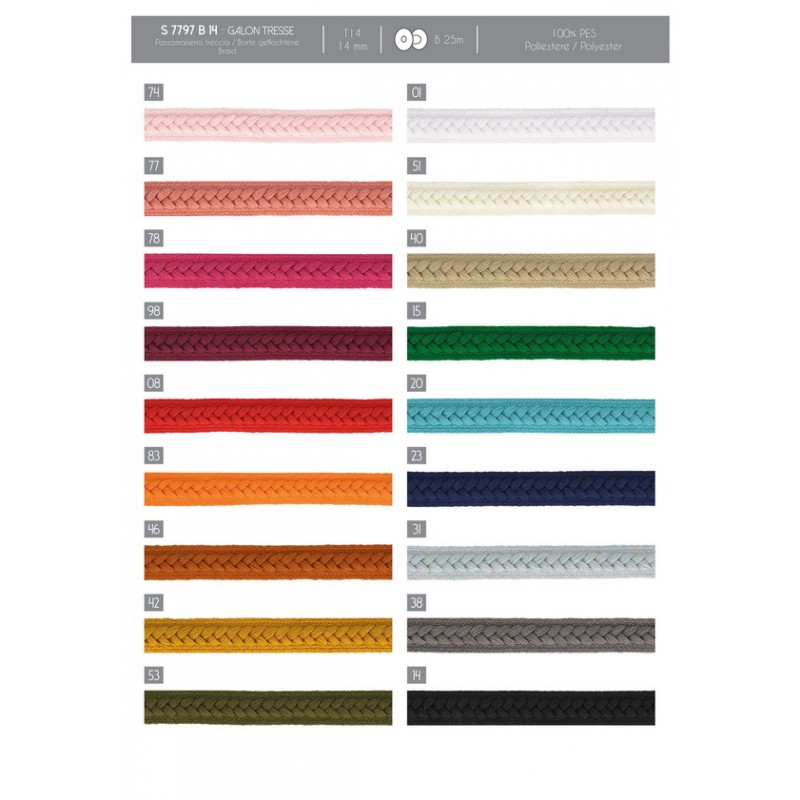 Stephanoise S7797 - GALON TRESSE