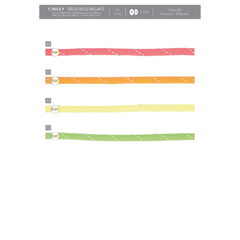 Stephanoise S7801 - TRESSE RÉFLÉCHISSANTE