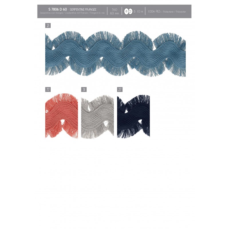 Stephanoise S7806 - SERPENTINE FRANGÉE