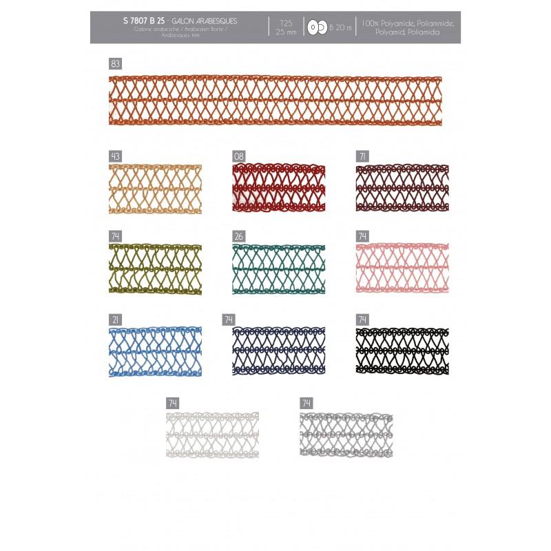 Stephanoise S7807 - GALON ARABESQUES