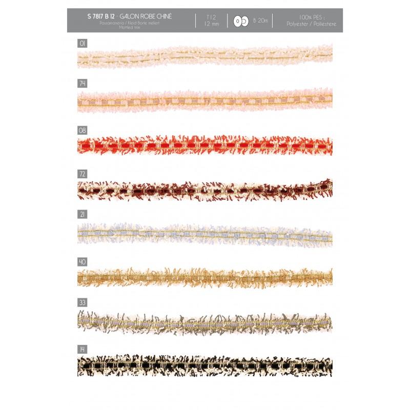 Stephanoise S7817 - GALON ROBE CHINÉ