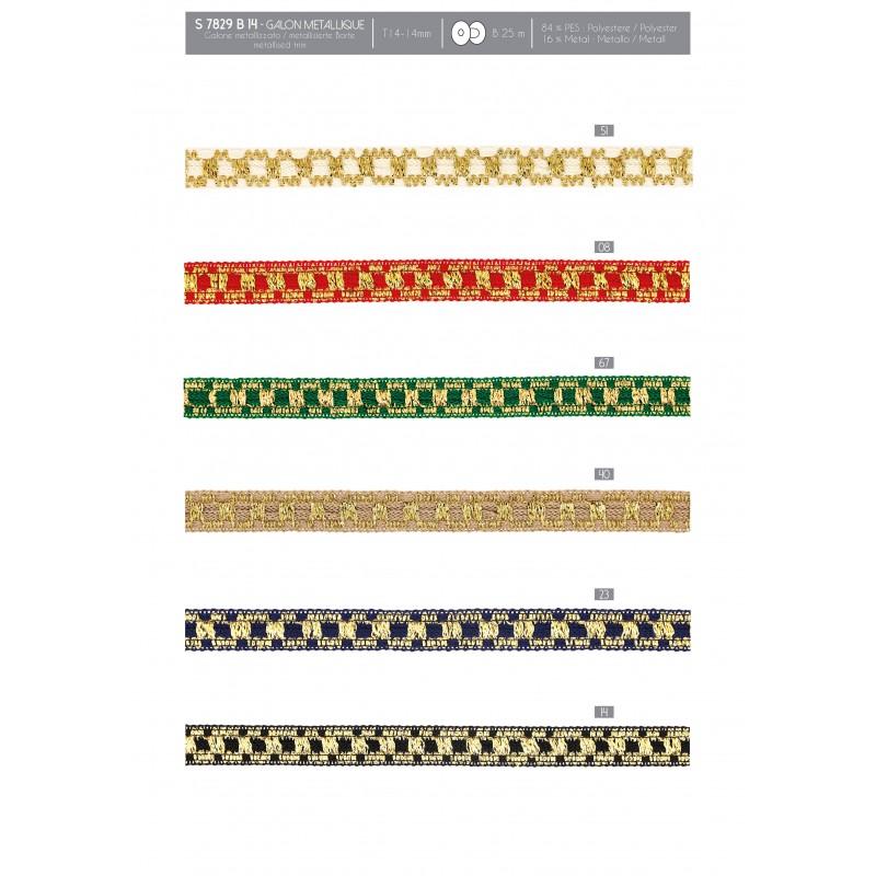 Stephanoise S7829 - GALON METALLIQUE