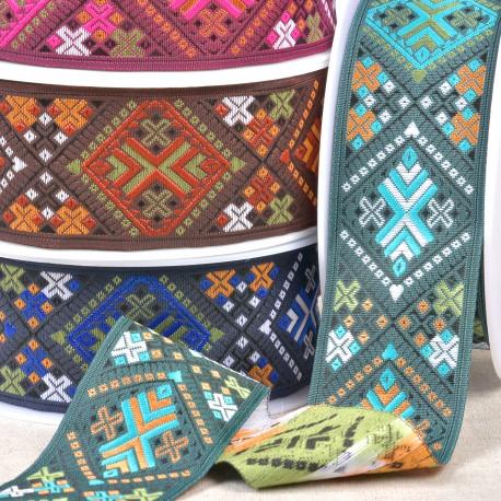 stephanoise S7835 - GALON JACQUARD LOSANGES