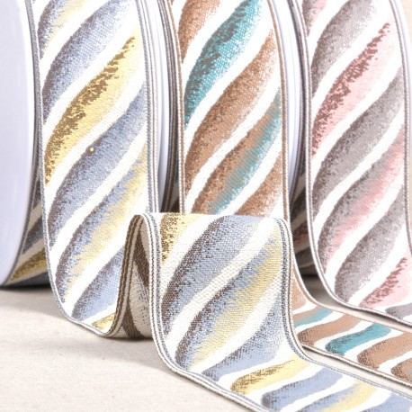 stephanoise S7837 - GALON JACQUARD VAGUES