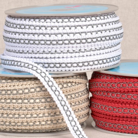 stephanoise S7840 - GALON AVEC BOURDON METAL