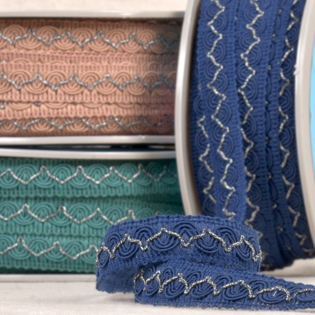 stephanoise S7841 - GALON AVEC BOURDON METAL