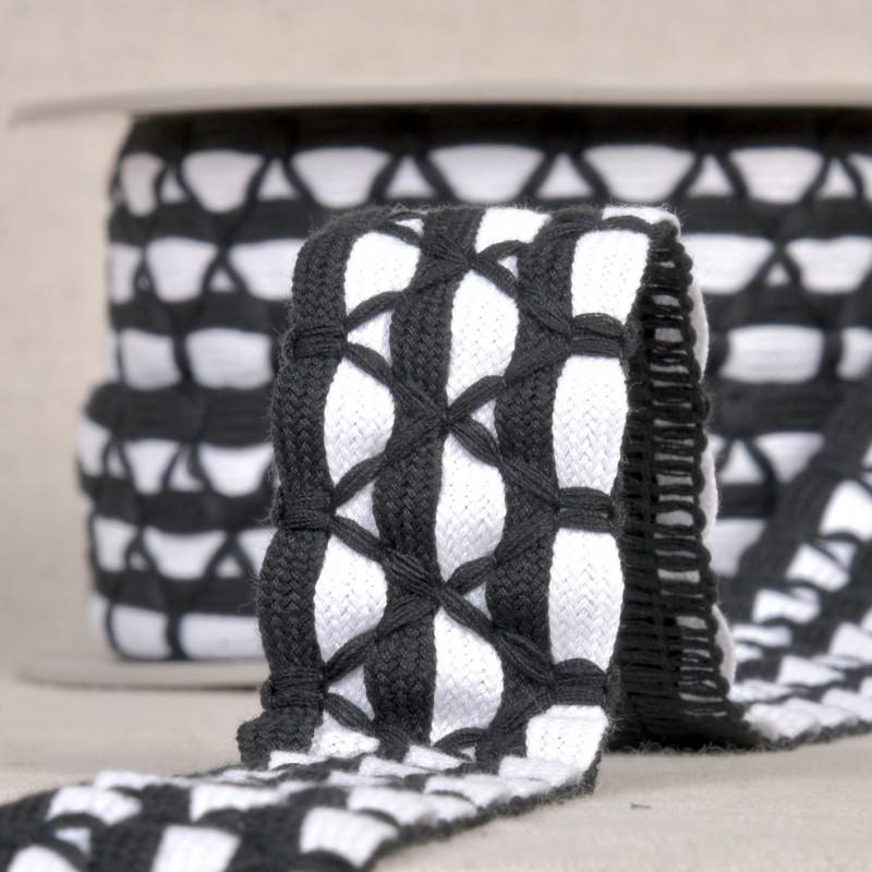 Stephanoise S7843 - GALON BICOLORE SIX BRINS