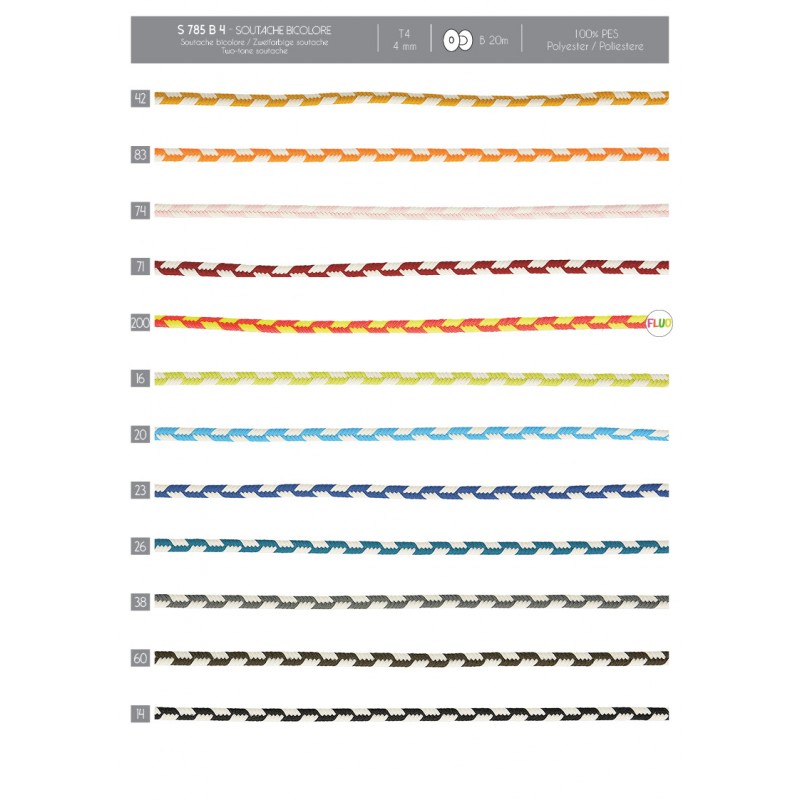 Stephanoise S785 - SOUTACHE BICOLORE
