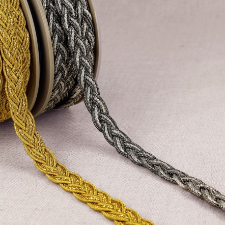 stephanoise S7857 - GALON TRESSE METALLIQUE 3 BRINS