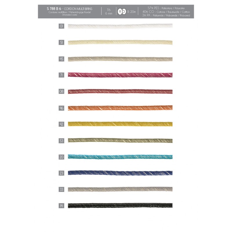 Stephanoise S788 - CORDON MULTI BRINS