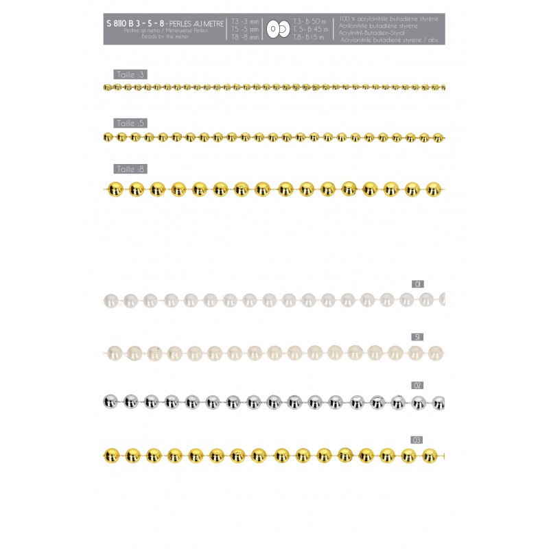 Stephanoise S8110 - PERLES AU METRE