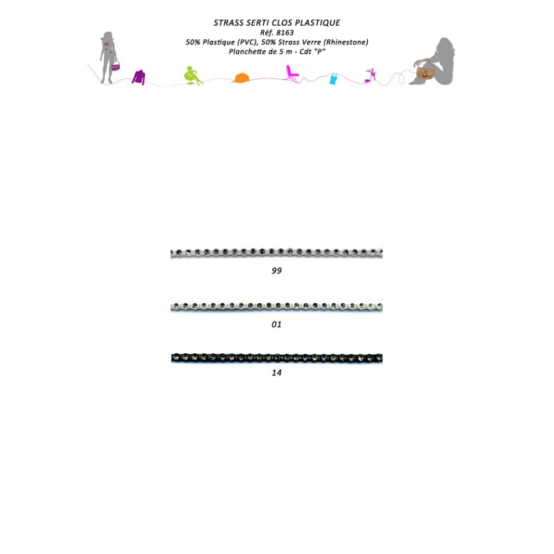 Stephanoise S8163 - STRASS AU METRE