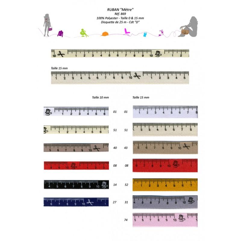 Stephanoise S869 - RUBAN "METRE"