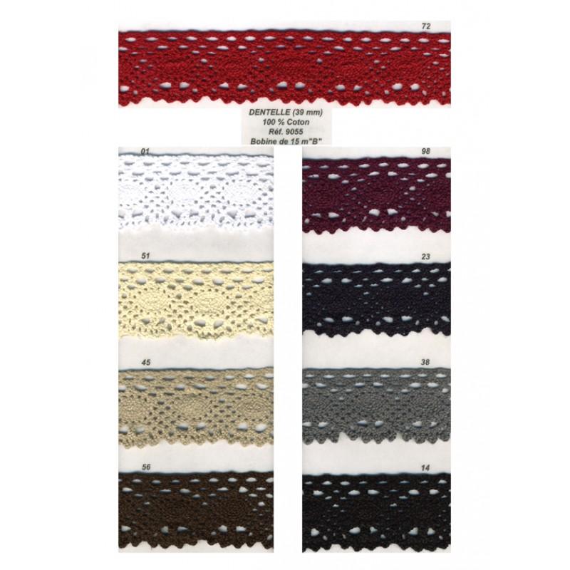 Stephanoise S9055 - DENTELLE COTON 3 9CM