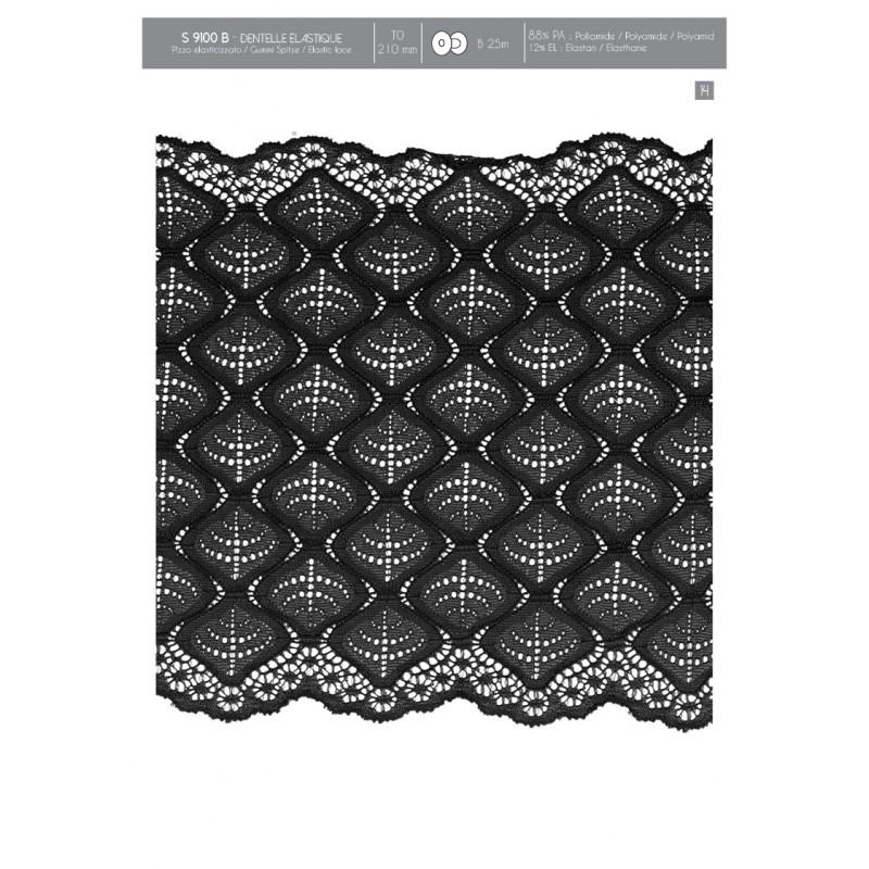 Stephanoise S9100 - DENTELLE ÉLASTIQUE 210MM