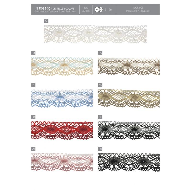 Stephanoise S9102 - DENTELLE BICOLORE