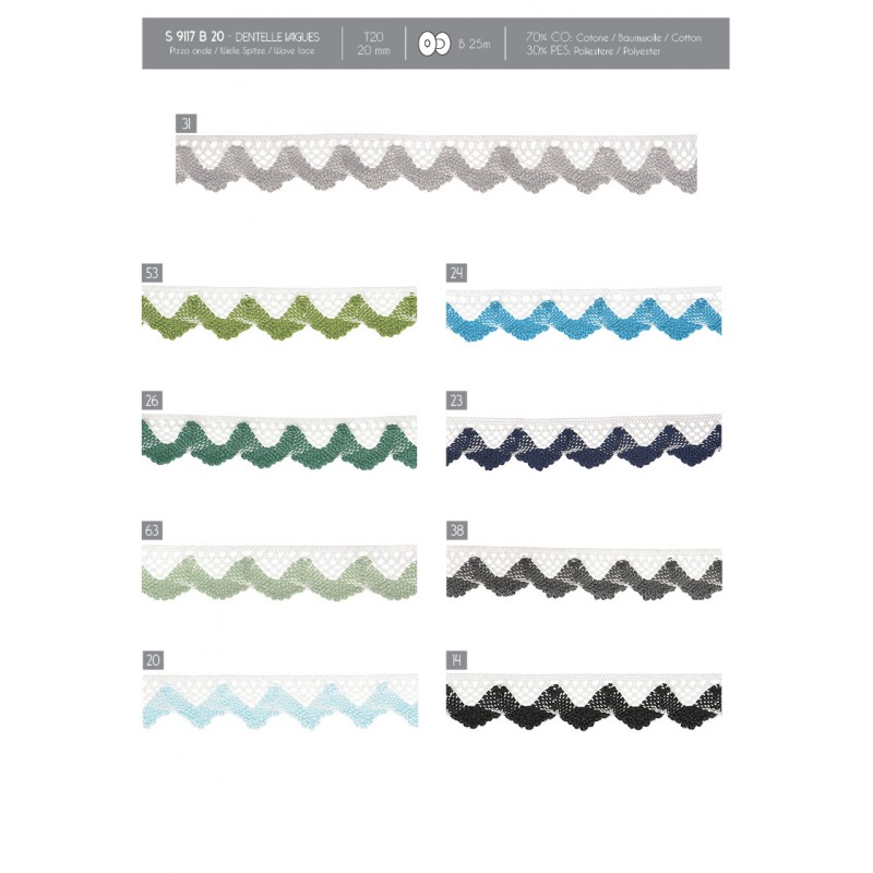 Stephanoise S9117 - DENTELLE VAGUES