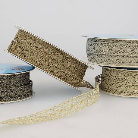 stephanoise S9119 - DENTELLE MÉTALLIQUE