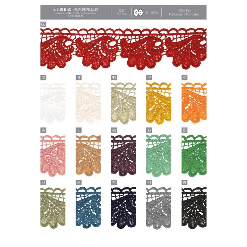 Stephanoise S9128 - GUIPURE FEUILLES