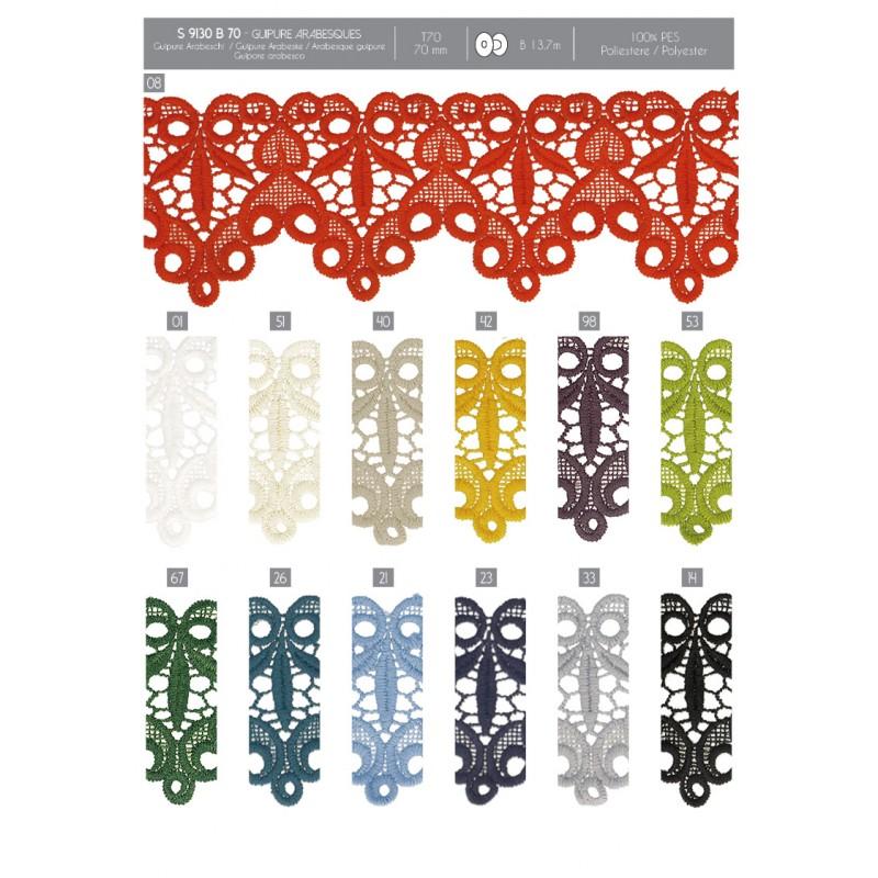 Stephanoise S9130 - GUIPURE ARABESQUES