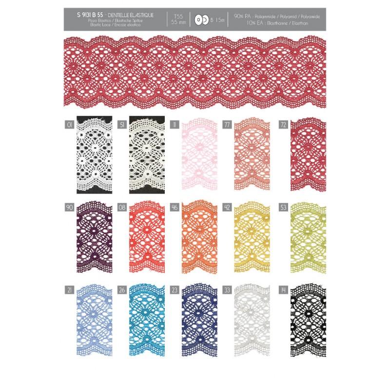 Stephanoise S9131 - DENTELLE ÉLASTIQUE ENTRE DEUX