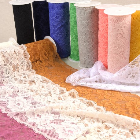 stephanoise S9148 - DENTELLE ÉLASTIQUE FLEURS