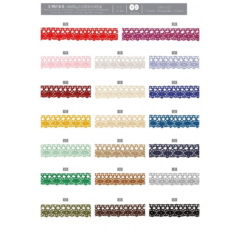Stephanoise S9157 - DENTELLE COTON TORTUE