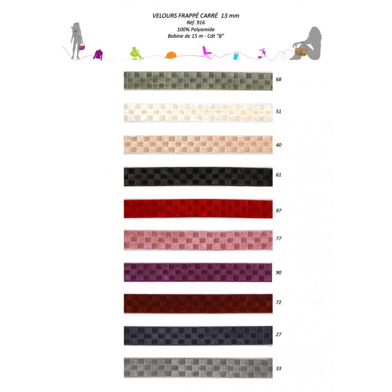 Stephanoise S916 - VELOURS FRAPPÉ CARRÉ 16MM