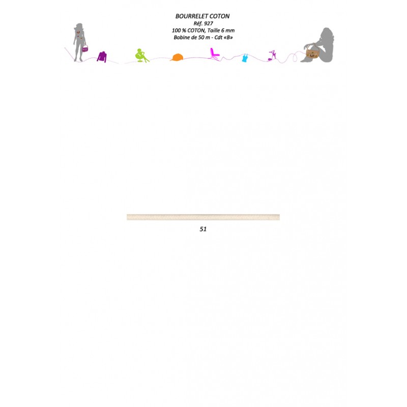 Stephanoise S927 - BOURRELET COTON 6MM