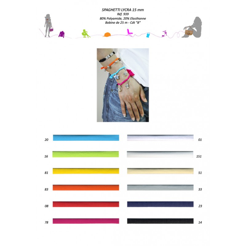 Stephanoise S939 - SPAGHETTI LYCRA