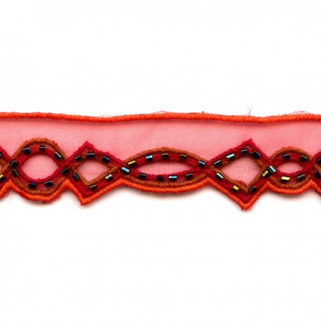 stephanoise S9650 - GALON VOILE "PERLES"