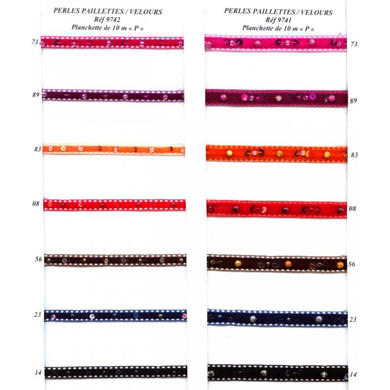Stephanoise S9741 - PERLES PAILLETTES/VELOURS