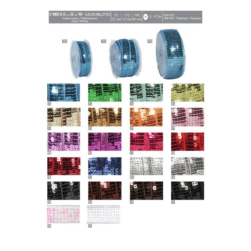 Stephanoise S9801 - GALON PAILLETTES