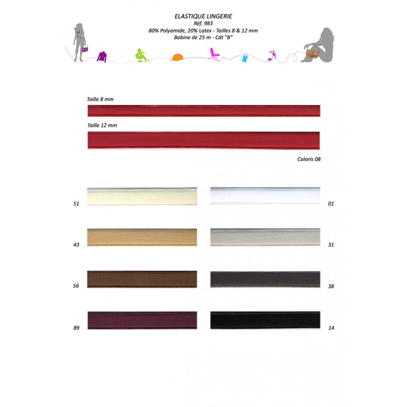 Stephanoise S983 - ELASTIQUE LINGERIE