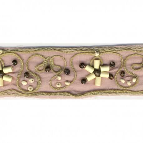 stephanoise S9844 - GALON BRODE & PERLES PVC