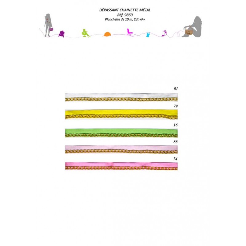 Stephanoise S9860 - DEPASSANT CHAINETTE METAL